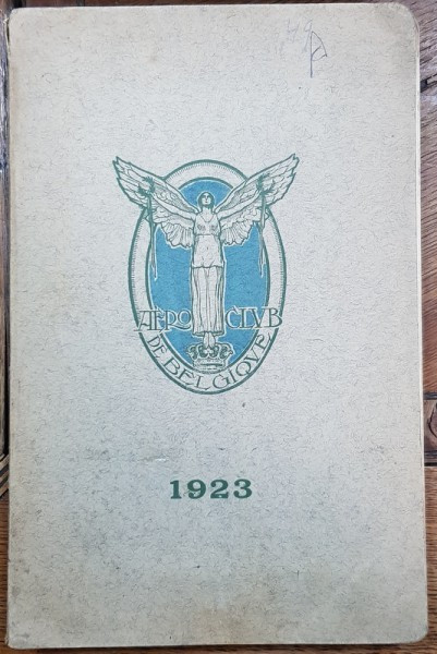 AERO CLUB DE BELGIQUE - BRUXELLES 1923