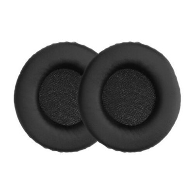 Set 2 Perne de urechi pentru casti Sennheiser HD225/HD205 II/HD 4.40 BT, Kwmobile, Negru, Piele ecologica, 50099.01 foto