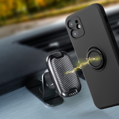 Husa iPhone 11 SILICON INEL GRIP NEGRU foto