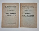 Carte veche 1940 Nicolae Ganea Cartea tinichigiului / Cartea fierarului de constructii 2 bucati