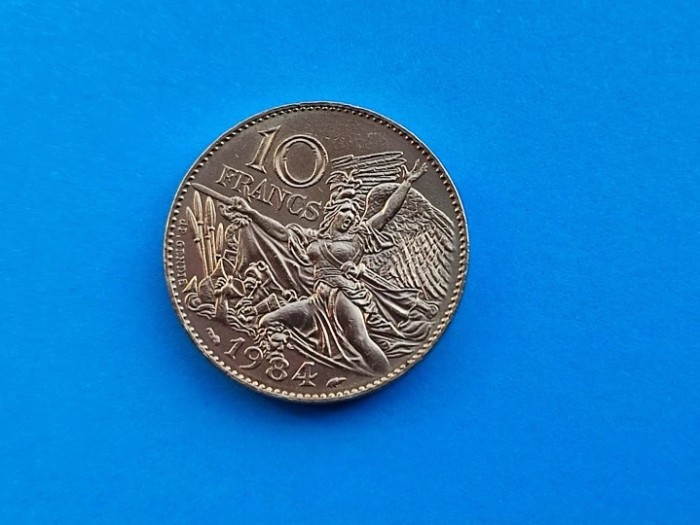 10 Francs 1984 Franta-in realitate arata bine!