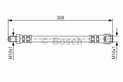 Conducta / cablu frana MERCEDES VARIO bus (1996 - 2016) BOSCH 1 987 476 427 foto