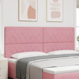 vidaXL Tăblie LED roz de 100 cm din catifea