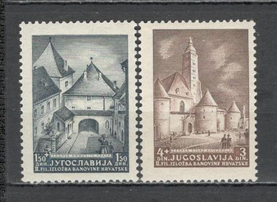 Iugoslavia.1941 Expozitia filatelica SLAVONSKI BROD-Vederi SI.143