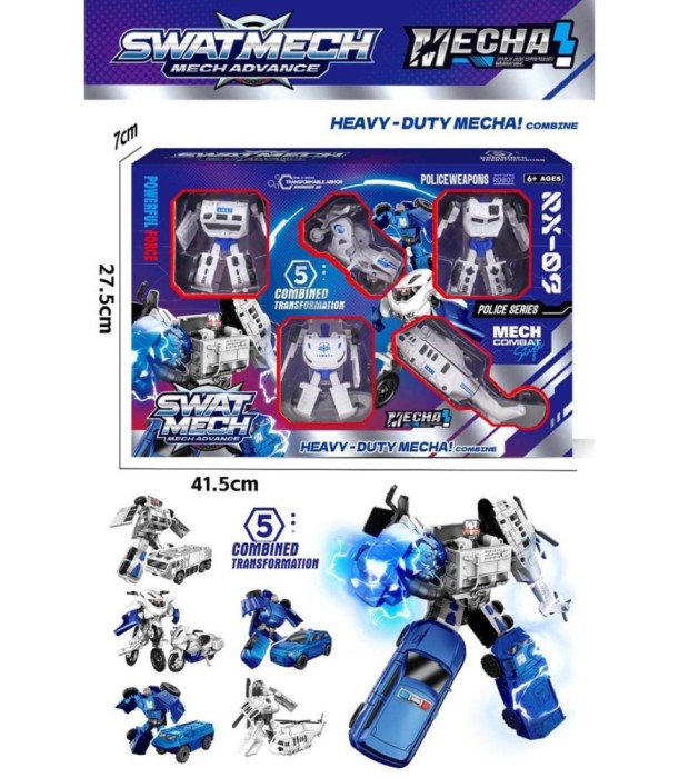 Transformator Robot 5 &icirc;n 1