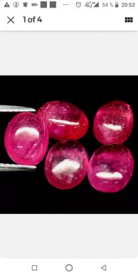 Rubine 11.89 ct caboson foto