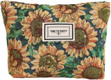 ZTION Velvet Rose Flower Machiaj Bag Cosmetic Bag pentru femei,Capacitate mare C, Oem
