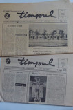 Banat- Caras lot 2 ziare colectie- Timpul, aprilie-februarie 1994, Resita