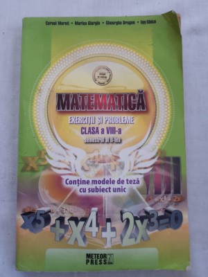 Manual matematica clasa a8a 2003 foto