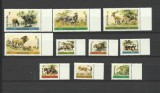 TANZANIA 1980 FAUNA ANIMALE SALBATICE - CU SUPRATIPAR OFFICIAL