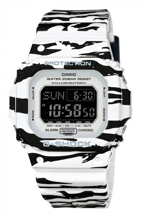 Ceas Barbati, Casio G-Shock, The Origin DW-D5600BW-7ER - Marime universala