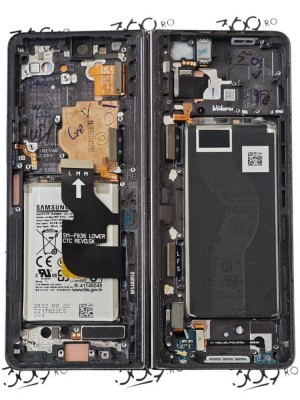 Display INTERIOR Samsung SM-F936 Z FOLD 4 BLACK SWAP foto