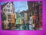 HOPCT 11653 CANAL LA VENETIA-MARIUS BUNESCU -CP PICTURA - ROMANIA-NECIRCULATA