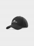 Cumpara ieftin Șapcă cu cozoroc strapback unisex - neagră, 4F Sportswear