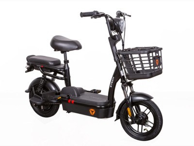 Bicicleta electrica tip scuter ZTECH ZT-02 F SPEED, nu necesita permis, motor 350W, baterie 48V 12Ah, autonomie 32km - Negru foto
