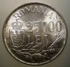 R.115 ROMANIA MIHAI I 25000 LEI 1946 XF/AUNC, Argint