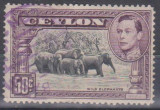 CEYLON, 1946, stampilat (G1)