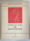CERCETARI DE MUZICOLOGIE , 3 , 1971