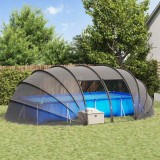 vidaXL Cort pentru piscină Transparent 640 x 432 x 205 cm 42001145