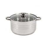 Semioala inox cu capac, 26x14.5 cm, 7 L, Myra, Cooking by Heinner