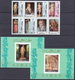 DB1 Ajman Pictura 8 v. + 2 SS MNH