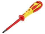 Șurubelniță izolată C.K Pozidriv PZ1, 95mm, 1kVAC