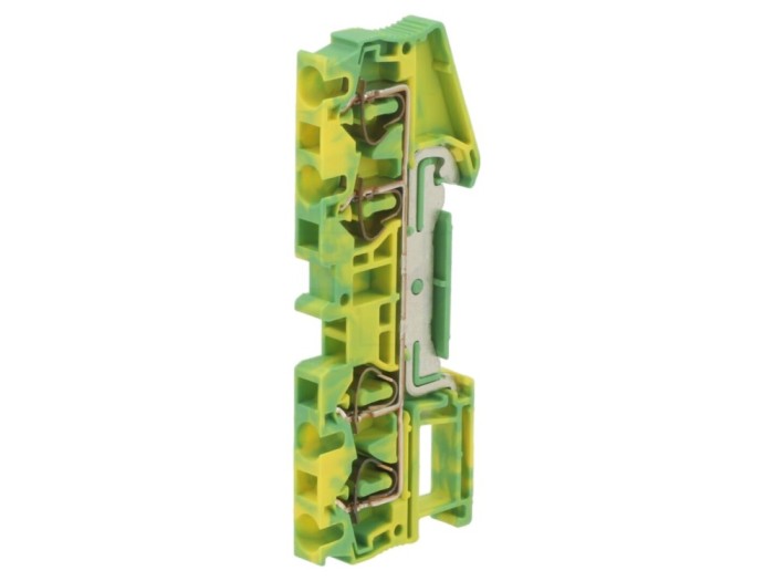 Conector șină 4 borne 0,08-4mm&sup2;