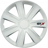 Set capace roti auto Cridem GTX Carbon 4buc - Alb - 15&#039;&#039; Garage AutoRide