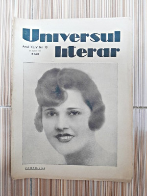 Revista Universul Literar nr.13/1928 foto