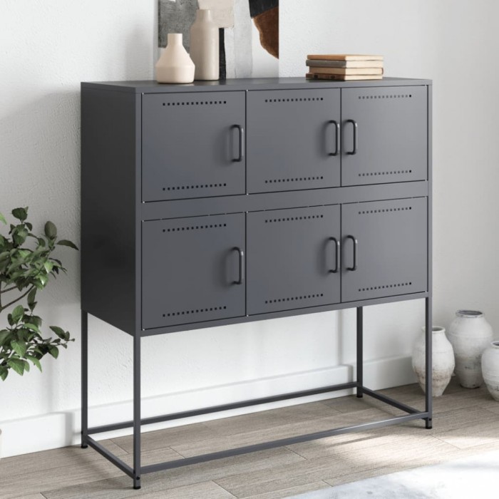 vidaXL Dulap, antracit, 100,5x39x107 cm, oțel 846598