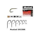 Carlig Mustad Power Baitholder Forjat, 2 Spini, Bronz, 10buc/plic Nr.10