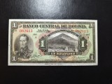 BOLIVIA 1 BOLIVAR 1928 SUPERBĂ