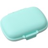Organizator medicamente, plastic, 8 compartimente, 0.1 l, albastru, flippy, 11 x 7 cm