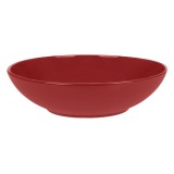 Farfurie Ad&acirc;ncă Ceramica, Diametru 20 cm, Capacitate 0,9 L, Culoare Roșu