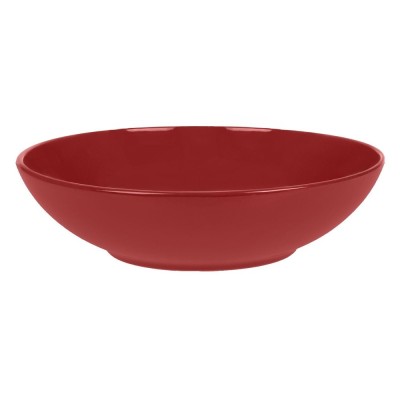 Farfurie Ad&amp;acirc;ncă Ceramica, Diametru 20 cm, Capacitate 0,9 L, Culoare Roșu foto