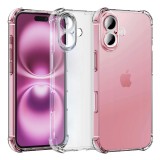 Husa antisoc pentru iphone 16 plus, airbag, clear