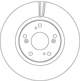 TRW DF6689 Disc frana