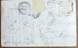 CPISTR7 Ilustrata New York 1908 Post Office Circulata Bucovina Suceava Gura Humorului / Vintage New York Postcard 1908 General Post Office Bucovina