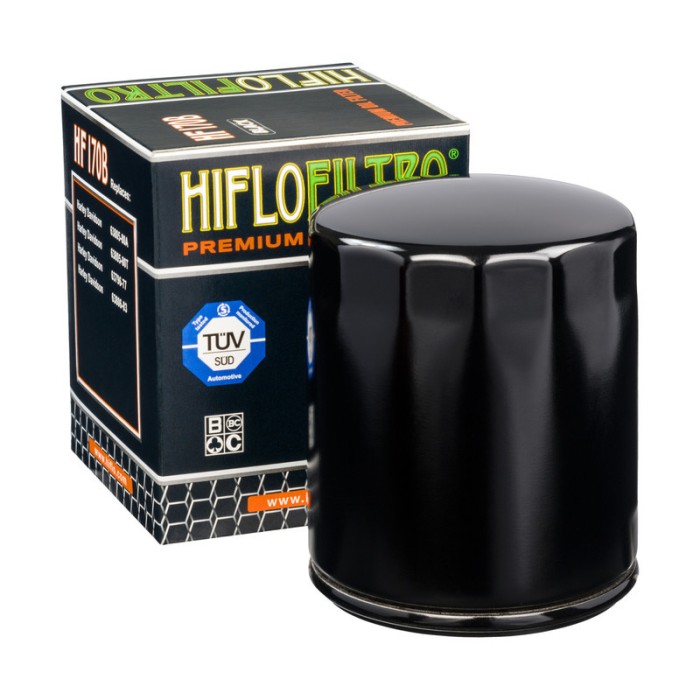 Filtru Ulei HF170B Negru Hiflofiltro Harley 63796-77 , 63805-80A , 63805-80T , 6... Cod Produs: MX_NEW HF170B