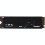 SSD KINGSTON, KC3000, 1TB, M.2, PCIe Gen4.0 x4, 3D TLC Nand, R/W: 7000/6000 MB/s, &quot;SKC3000S/1024G&quot;