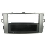 Rama adaptoare 1DIN argintie pentru Toyota Auris 2007-2013 Connects2