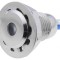 Lampă LED plată albă 12VDC &Oslash;12mm IP67 pentru lipit