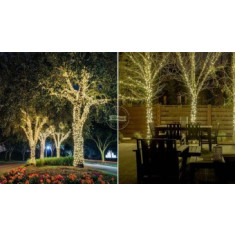 Ghirlande Luminoase Copaci, 17 m, de Exterior/Interior, Instalatii luminoase copaci