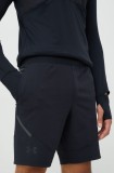 Under Armour pantaloni scurți de antrenament Unstoppable barbati, culoarea negru