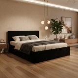 Pat Tapitat Aura Negru Catifea Premium Trimite mesaj