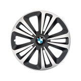 Cumpara ieftin Set 4 Capace Roti Terra Gri-Negru R16, Compatibil Cu BMW