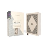 Nrsvue, Holy Bible with Apocrypha, Journal Edition, Cloth Over Board, Cream, Comfort Print
