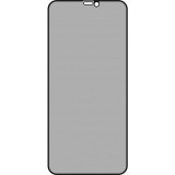 Folie de protectie Ecran Privacy OEM pentru Apple iPhone 11 Pro / XS / X, Sticla Securizata, Full Glue, 5D