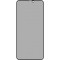 Folie de protectie Ecran Privacy OEM pentru Apple iPhone 11 Pro / XS / X, Sticla Securizata, Full Glue, 5D