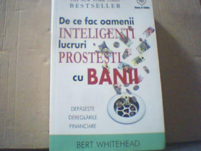 Bert Whitehead - DE CE FAC OAMENII INTELIGENTI LUCRURI PROSTESTI CU BANII / 2009 foto